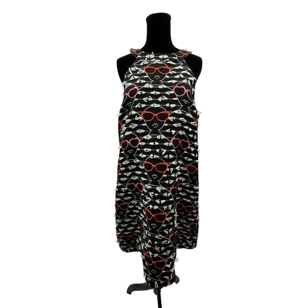 Hutch Anthropologie Sunglass Girl Embroidered Mini Shift Dress